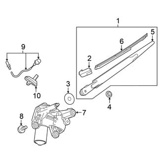 Nissan OE - Lift Gate - Wiper & Washer Components