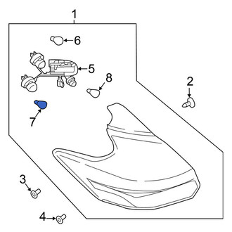 Nissan OE - Rear Turn Signal Light Bulb