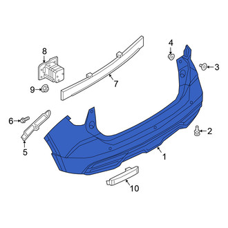 Nissan OE - Rear Bumper Cover