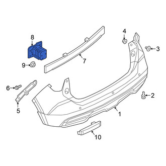Nissan OE - Rear Left Frame Rail End