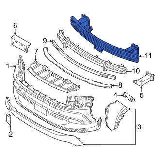 Nissan OE - Front Bumper Impact Bar