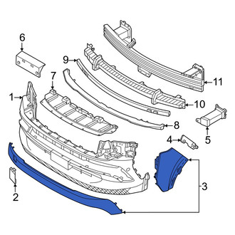 Nissan OE - Front Upper Bumper Cover