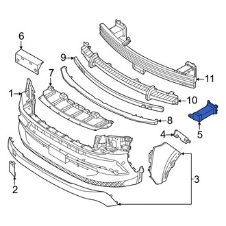 Nissan OE - Front Left Bumper Cover Stay