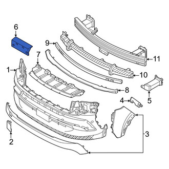 Nissan OE - Front License Plate Bracket