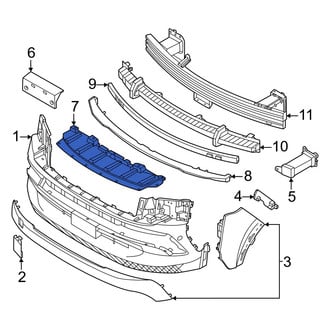 Nissan OE - Front Lower Radiator Support Splash Shield