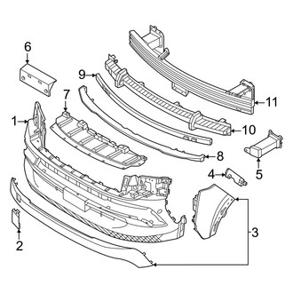Nissan OE - Front Bumper & Grille - Bumper & Components