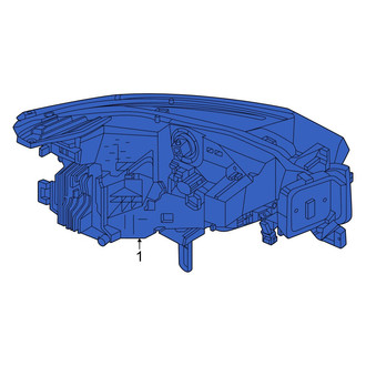 Nissan OE - Front Left Headlight Assembly