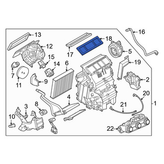 Nissan OE - HVAC Case Seal