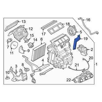 Nissan OE - HVAC Unit Case Cover