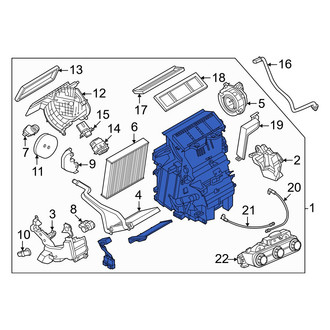 Nissan OE - HVAC Unit Case Assembly