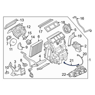 Nissan OE - Left HVAC Heater Control Cable