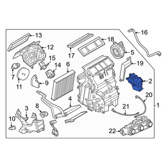 Nissan OE - Front Right Instrument Panel Air Duct