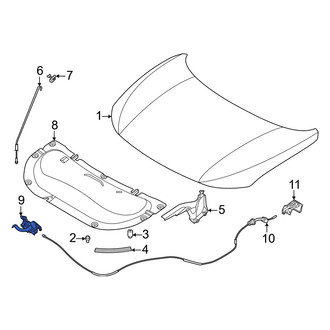 Nissan OE - Front Hood Latch