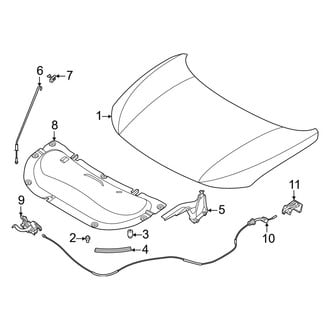Nissan OE - Hood & Components