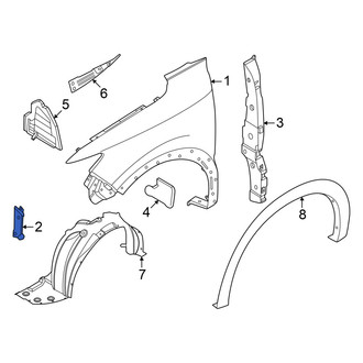 Nissan OE - Left Fender Bracket