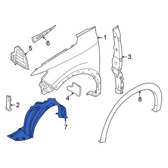 Nissan OE - Front Left Fender Splash Shield