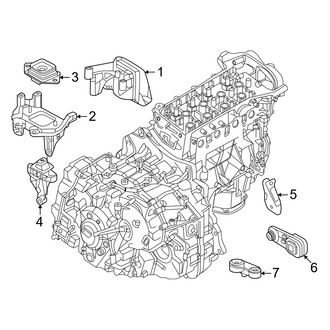 Nissan OE - Engine / Transaxle - Engine & Transmission Mounting