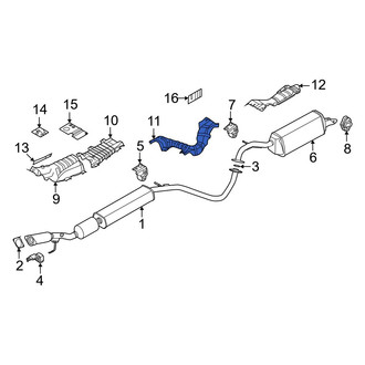Nissan OE - Center Floor Pan Heat Shield