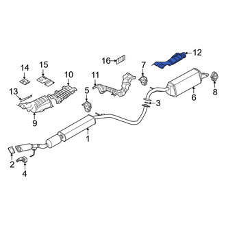 Nissan OE - Rear Floor Pan Heat Shield