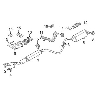 Nissan OE - Exhaust System - Exhaust Components (S / SR / SV FWD)