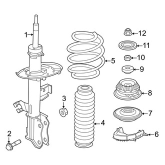 Nissan OE - Front Suspension - Struts & Components