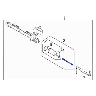 Nissan OE - Front Inner Steering Tie Rod End