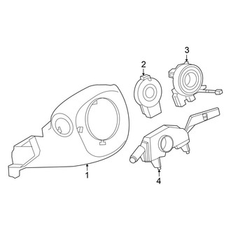 Nissan OE - Steering Column - Shroud, Switches & Levers