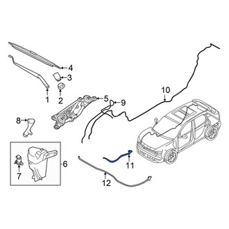 Nissan OE - Front Right Windshield Washer Nozzle