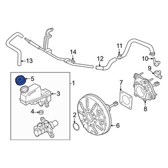 Nissan OE - Brake Master Cylinder Reservoir Cap