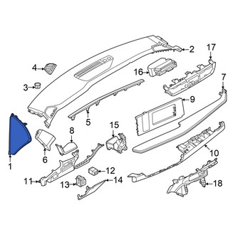 Nissan OE - Left Instrument Panel Side Cover