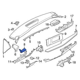 Nissan OE - Left Lower Instrument Panel Molding