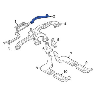 Nissan OE - Front Right Upper Instrument Panel Air Duct