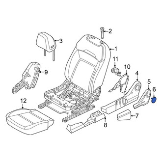 Nissan OE - Front Left Seat Height Adjuster Handle