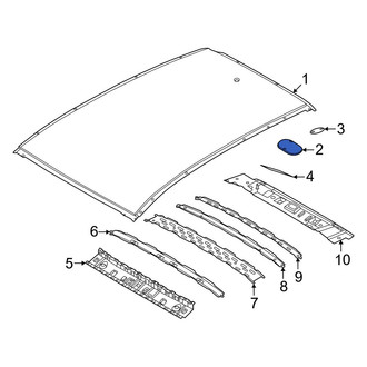 Nissan OE - Rear Roof Panel Insulator
