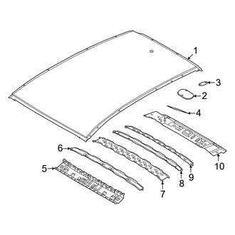 Nissan OE - Roof & Components (W/O Sunroof)