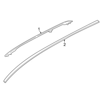 Nissan OE - Roof - Exterior Trim (W/O Sunroof)