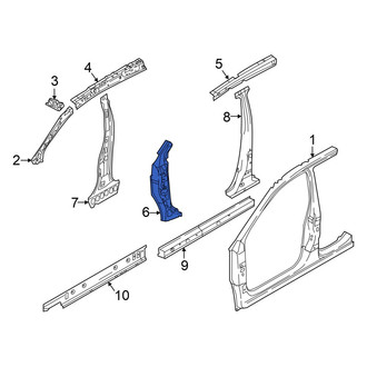 Nissan OE - Left Body A-Pillar Reinforcement