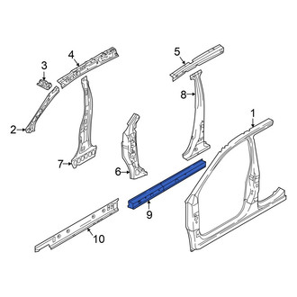 Nissan OE - Left Rocker Panel Reinforcement