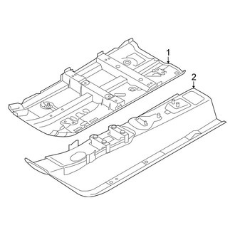 Nissan OE - Pillars, Rocker & Floor - Floor & Rails