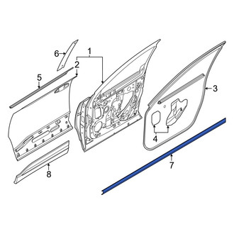 Nissan OE - Front Left Lower Door Seal