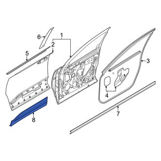 Nissan OE - Front Left Door Molding