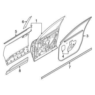 Nissan OE - Front Door - Door & Components