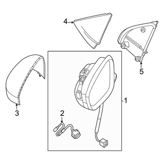 Nissan OE - Front Door - Outside Mirrors