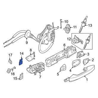 Nissan OE - Front Right Upper Door Hinge
