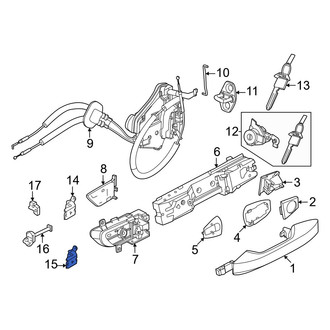 Nissan OE - Front Right Upper Door Hinge