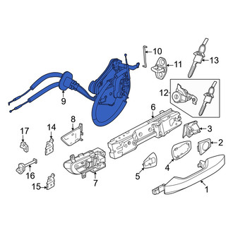 Nissan OE - Front Right Door Latch Assembly