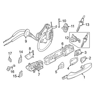 Nissan OE - Front Door - Lock & Hardware