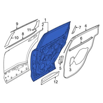 Nissan OE - Rear Left Door Shell