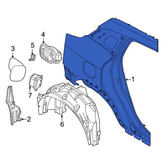 Nissan OE - Rear Left Quarter Panel