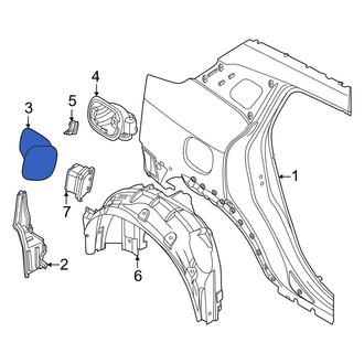 Nissan OE - Rear Fuel Filler Door